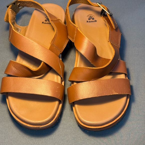Size 9 Kamik Sadie Cross - Dark Brown Leather - Womens - Picture 1 of 16